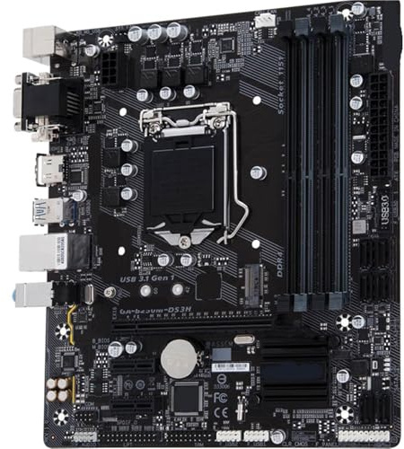 Placa Base de Escritorio B250M-DS3H LGA 1151 Compatible con 6.ª/7.ª generación I7 I5 I3 DDR4 64 GB M.2 SSD For GIGABYTE, Partes