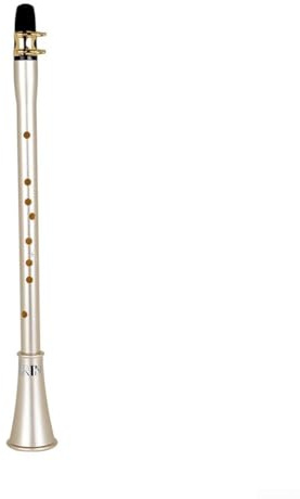 Tragbare Klarinette für Anfänger, EB mit Tragetasche zum Üben, kompaktes Saxophon-Instrument aus ABS-Harzmaterial, kleine Größe für Musiker