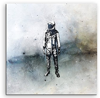 The Voyager Leinwandbild in 60x60cm Made in Germany! Preiswerter fertig gerahmter Kunst-Druck zum Aufhängen - tolles und einzigartiges Motiv. Kein Poster oder Plakat!
