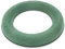 com-four® 1x Steckmasse für Blumengestecke in Ringform - Steckschaum für Frischblumen - Steckschwamm zum Basteln für Hochzeit, Ostern und Geburtstag (01 Stück - Ring)