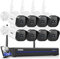 ANNKE Kit Videosorveglianza WiFi, 4K/8MP NVR 16CH 1TB e 8x 3MP Telecamere Esterne Wireless, Rlevamento Movimento Alarm, Audio Bidirezionale, Visione Notturna IR 100ft, Registrazione 24/7, IP66