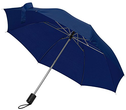 Taschen-Regenschirm / mit Schutzhülle / Farbe: dunkelblau