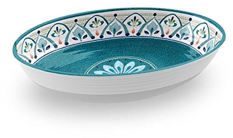 Emporio Zani Touch Mel Rabat Risottiera/Piatto Pasta 100% melamina