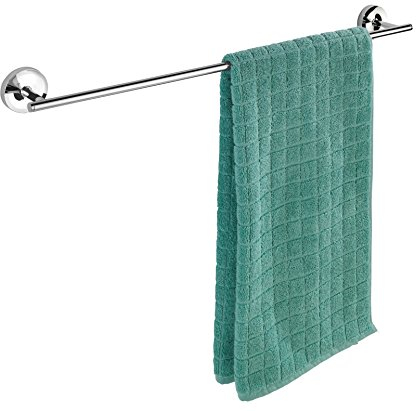 Wenko 23424100 Power-Loc ® Barra porta asciugamani Uno 60 cm Arcole, (ABS), 66 x 5,8 x 7,5 cm, cromato