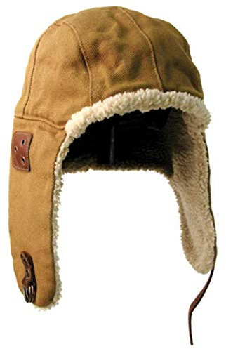 Kakadu Australia Fliegermütze Baron mit Teddyfell Futter