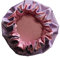 AKISS Wende-Haarhaube aus Satin, Seide, für Babys/Neugeborene/Säuglinge/Kleinkinder, Mädchen, Jungen und Mama/Frauen, Taffy + Lavendel, 0-3 Monate