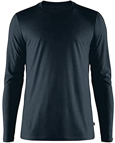 Fjällräven Herren Abisko Wool LS M, Dark Navy, M