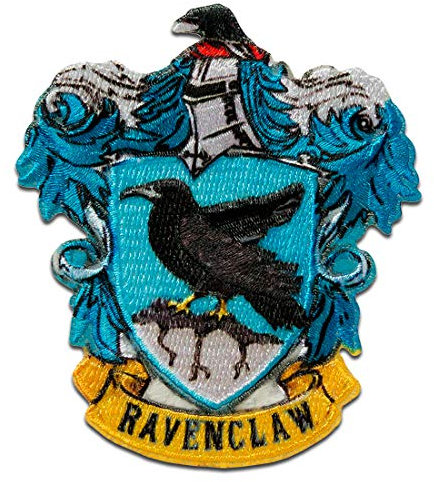Catch the Patch Harry Potter Ravenclaw Wappen - (Größe: 7,4 x 6,3 cm) – Aufbügler & Applikationen in verschiedenen Größen – Ideal für Kleidung, Schulranzen, Jeans & Rucksäcke