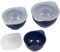 Wilton Marineblaues Schüsselset mit Deckel, 6-teilig