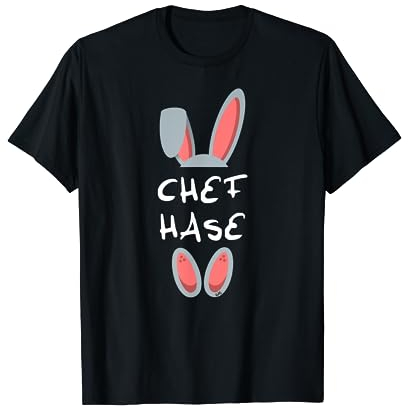 Chef Hase Osterhase Geschenk Familien Partnerlook Oster T-Shirt