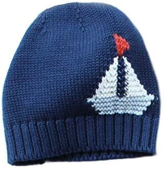Hansekind Strickmütze mit Schiff, Navy in 4 Größen für Kinder und Babys, Jungen