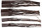 Motorrad Leder Leder Fransen Lenker Gasgriff Bremskupplung Abdeckungen Hebel Streamer 7/8in 1in, Universal Handgriffe Quaste Fringe Wrap Cover(Braun)