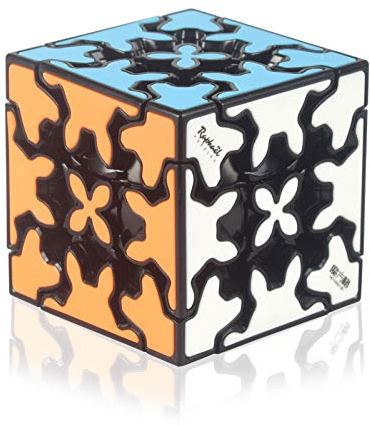 Gear Cube 3x3 with Three-Dimensional Gear Structure, Embedded Tile Design Magic Cube 3x3x3 Puzzles Toys (57mm), Suitable for Brain Development Puzzle Games for Children and Adults