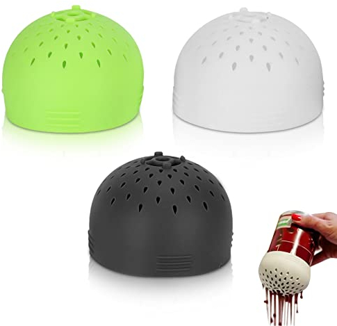 3pcs pequeño colador, mini coladores de silicona filtro de goteo para latas de alimentos colador filtro tapa de drenaje