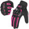 COFIT Motorrad Handschuhe, Touchscreen Motorradhandschuhe für Motorradrennen, Mountainbike, Motorcross, Klettern, Wandern und andere Outdoor Sportarten und Aktivitäten - Rosa L