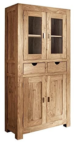 GMD Living Vitrine Vadodara in Natur, T40 x B90 x H180 cm