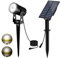 T-SUN Foco Solar Luces Solares Exterior Luz Solares Jardín 2 Modos de Iluminación 270°Ajustable Impermeable IP65 Encendido/Apagado Automático (6000K,1H)