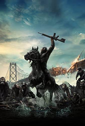 planet of the apes Poster A1 - Filmkunstposter in verschiedenen Größen für Wohn- oder Schlafzimmerideen. Randlose Kultfilmbilder, klassische ikonische 70er, 80er, 90er Jahre, Vintage-Retro-Wanddekora