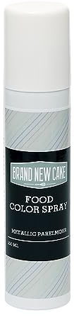 BrandNewCake® Metallic Perlmutt Farbspray 100ml - Essbare Lebensmittelfarbe für Kuchen und Gebäck - Perfekt zum Backen