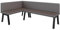FURNISTAR Eckbank Akiko Metal A - Eckbankgruppe für Ihrem Esszimmer, Küche modern, Sitzecke, Essecke. Perfekt für Küche, Büro und Rezeption. Solide und Starke Verarbeitung. (128x196-Links-Soft30)