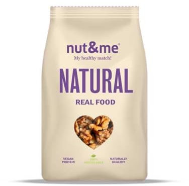 Nueces peladas 1 kg| Fruto seco natural |Keto | Sin gluten | Vegano y Vegetariano | Alto contenido en fibra |