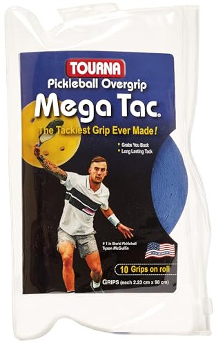 Tourna Unisex-Erwachsene Blau 10 Stück, 10 Pack