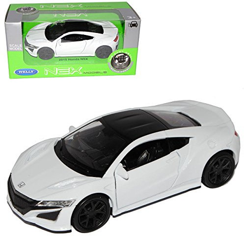 Welly Hon-da Acura NSX Coupe Weiss Neues Modell Ab 2016 ca 1/43 1/36-1/46 Modell Auto