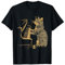 Klavier Katze Lustige Klassische Musik Noten Orchester Pianist T-Shirt