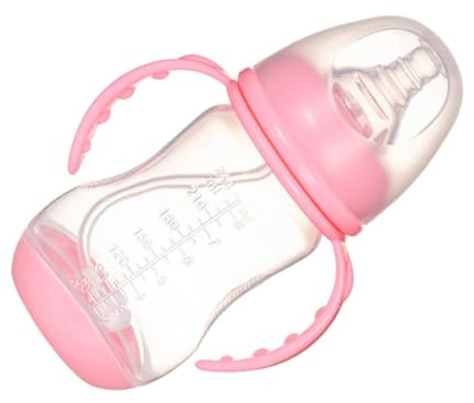 Abaodam Strohflasche lebensmittel flasche Stillflaschen babyflaschen strohhalmbecher Wassergläser Milchflasche für Kinder Trinkflasche für Babymilch Anti-Kolik Tasse