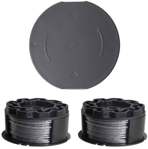 ADEFOL Fadenspule für Rasentrimmer für Bosch UniversalGrassCut, Nylonspule Φ1,6 mm, 6 m (F016800570) + Spulendeckel (1600A01R5J) Nachfüllspule und integrierte Fadenspule