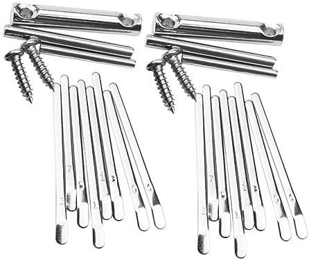 BESTonZON 2sätze Diy Daumen Klavier Miniatur Finger Klavier Tragbares Musikinstrument Für Anfänger Ohne Branding