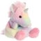 Aurora Adorable Palm Pals Sorbet Unicorn Stuffed Animal - Pocket-Sized Play - Collectable Fun - Rainbow 5 Inches