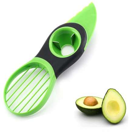 3-in-1-Avocadoschneider Küchenschneider Obstschäler Separator Kunststoff avocado schneider Messer Küche Gemüse Werkzeuge