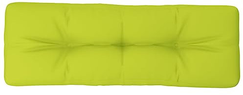 vidaXL Palettenkissen, Palettenpolster für Europaletten, Palettensofa Kissen Indoor Outdoor, Palettenauflage Rückenkissen, Hellgrün Stoff
