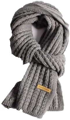 LINYUMEILL Herbst Und Winter Vintage Fransenschal,Grau