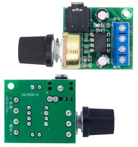 LM386 Amplifier Board Spare Parts DC 3V-12V Audio Mono Amplifiers Module, 2PCS