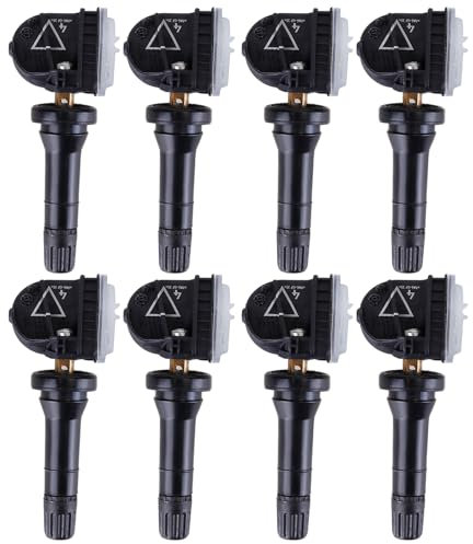 8 Stück RDKS TPMS Reifendrucksensor Kompatibel für Ford Galaxy S-Max Edge Fiesta Mondeo Mustang Reifendruckkontrollsystem Reifendruckkontrollsensor 2318453, 5291383, 2036804