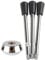 Drill Press Handle 3Pcs Replacement M 12 Drill Press Handle with 1Pc Base Sturdy Long Lasting Parts Accessories