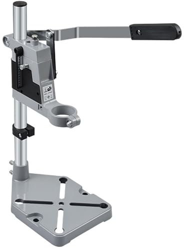 Portable Drill Press Aluminum Alloy Thickened Mini Drill Press Multifunctional Easy to Install for Drilling Perpendicular and Angled Holes