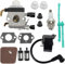 String Trimmer Lawn Mower Carb for stihl FS38 FS55RC Trimmer Weeder Carburetor Coil Adjustment Kit Motorcycle