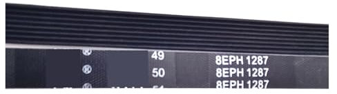 8EPH1287 Washing Machine/Dryer Drive Belt, Compatible for ZANUSSI, 1287 PHE/1287 H8 EL/EL 1287 H8/1287PH8 MAEL/8EPH，Washing Machine Repair Parts Belt Replacement