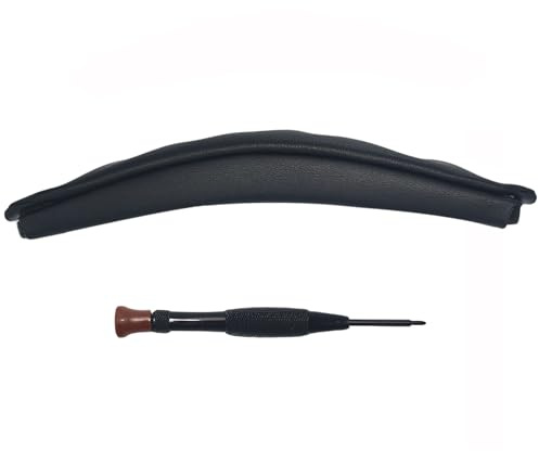 Adhiper Replacement Headband Cover for Audio Technica ATH M50, M50X, M50XWH, M50XBT, M50XBT2, M50S/LE Headphones,ATH-M50X Head Cushion,Easy Installation,Black
