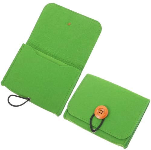 HAMPPLIES 2 Pièces Poche de Voyage à Huile Essentielle Pochette de Stockage d'huile Essentielle Organisateur de Stockage étui de Transport Green