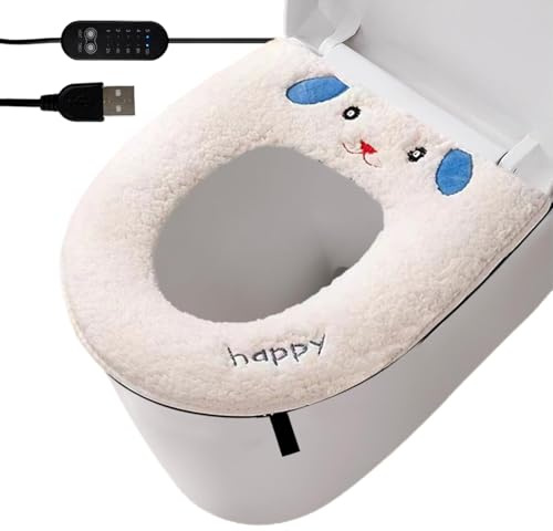 WC-Sitzheizer, weich, waschbar, USB-betrieben, WC-Sitze für Badezimmer, Haus, Wohnung für Winter und kaltes Wetter
