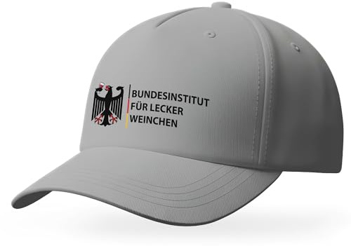 Tassenbrennerei Kappe Bundesinstitut Fuer lecker Bierchen lustig Geschenk Bierliebhaber Herren Basecap