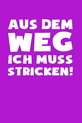 Muss Stricken!: Notizbuch / Notizheft für Strickerin Öland Stricken Strick-Tasche Strick-Muster A5 (6x9in) dotted Punktraster