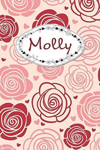 Molly: Personalised Notebook / 120 Pages / Dot Grid / Perfect for journaling and writing notes.