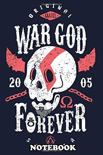 Notebook: Original War God Since 2005 , Journal for Writing, College Ruled Size 6 x 9, 110 Pages