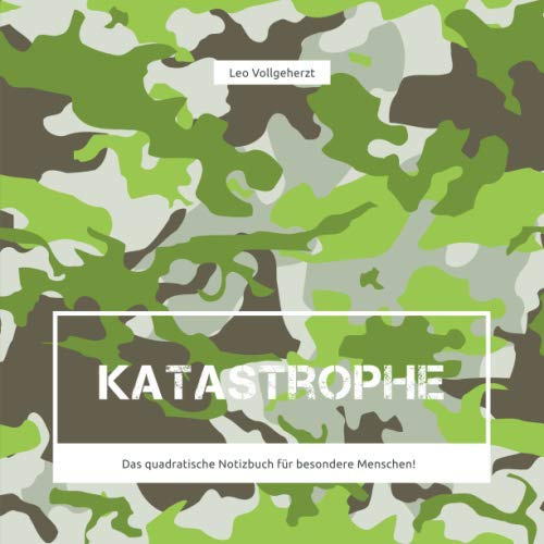 vollgeherzt: katastrophe - Das quadratische Notizbuch für besondere Menschen! (#7)