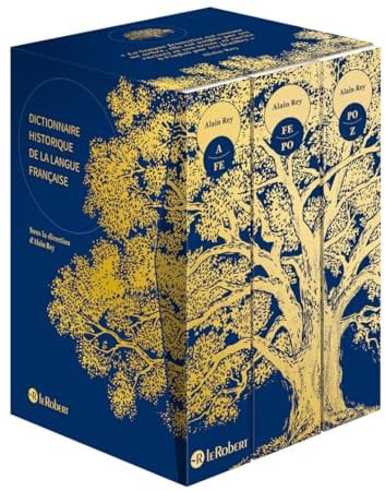 Dictionnaire historique de la langue française, l'édition ultime - Coffret compact 3 volumes - bleu